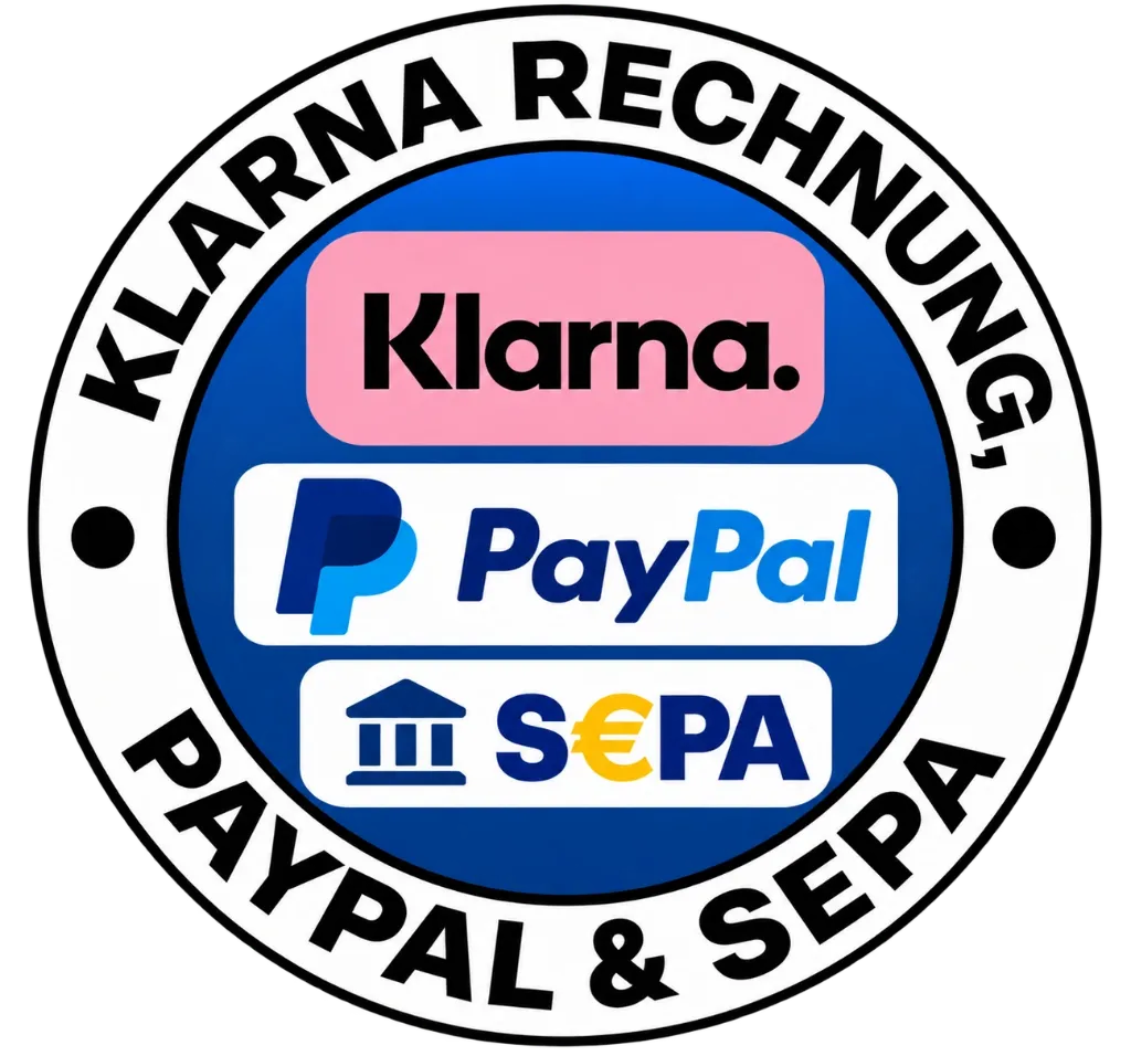 Klarna Rechnung, PayPal, SEPA